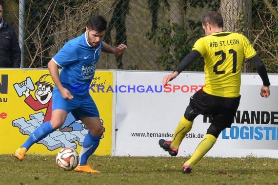 Landesliga Rhein Neckar TSV Michelfeld - VfB St. Leon 15.03.2015 (© Siegfried)